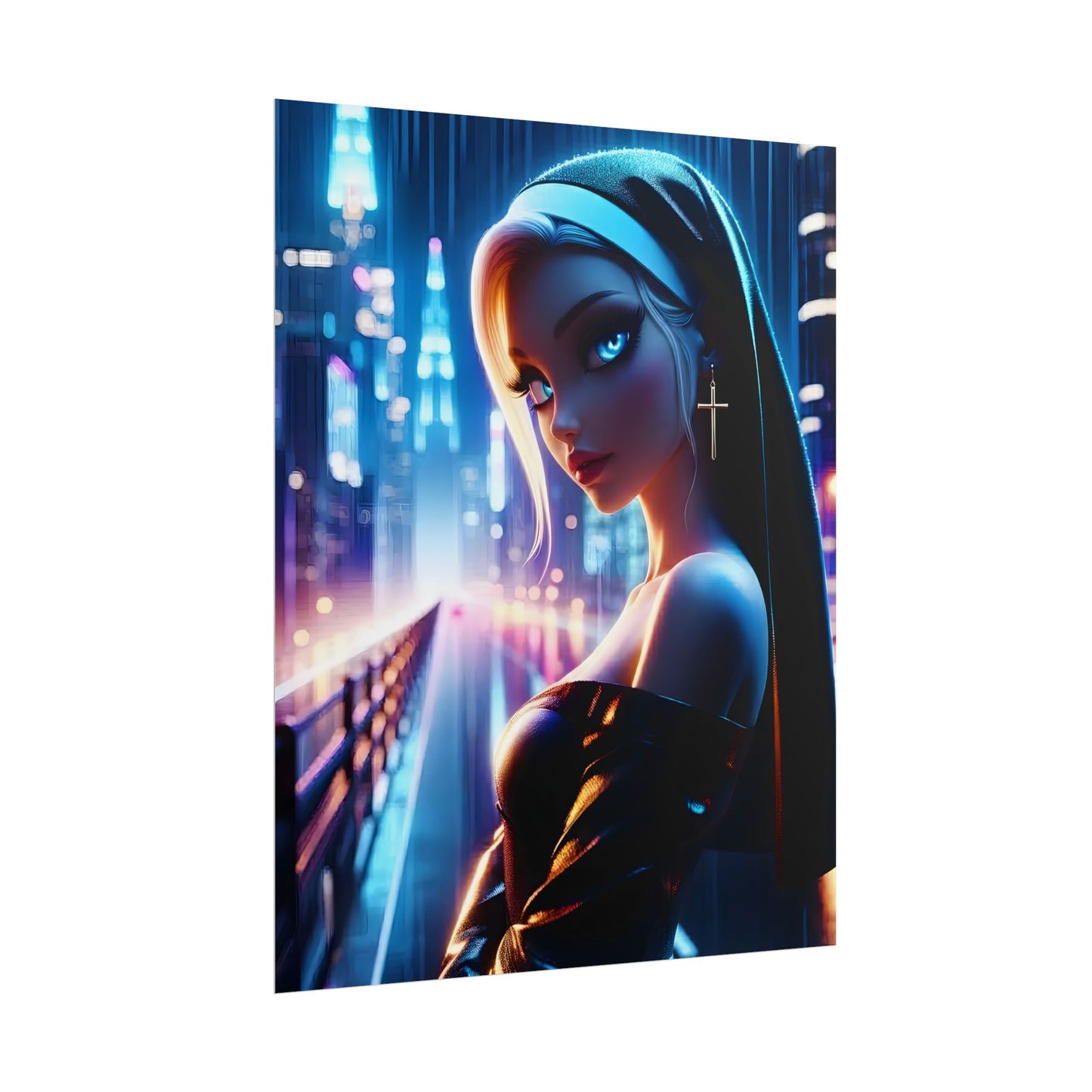 Rolled Poster — Neon Nun