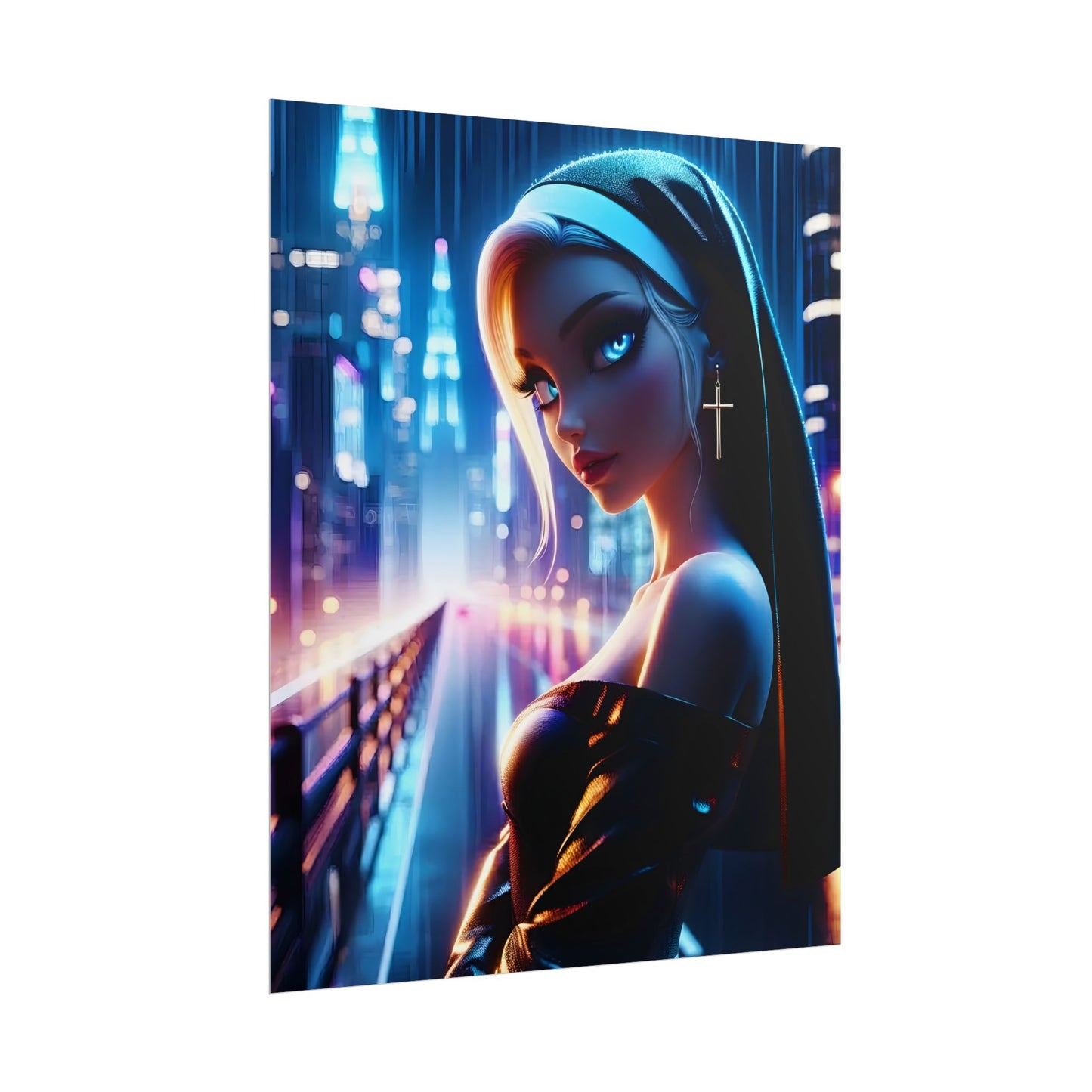 Rolled Poster — Neon Nun