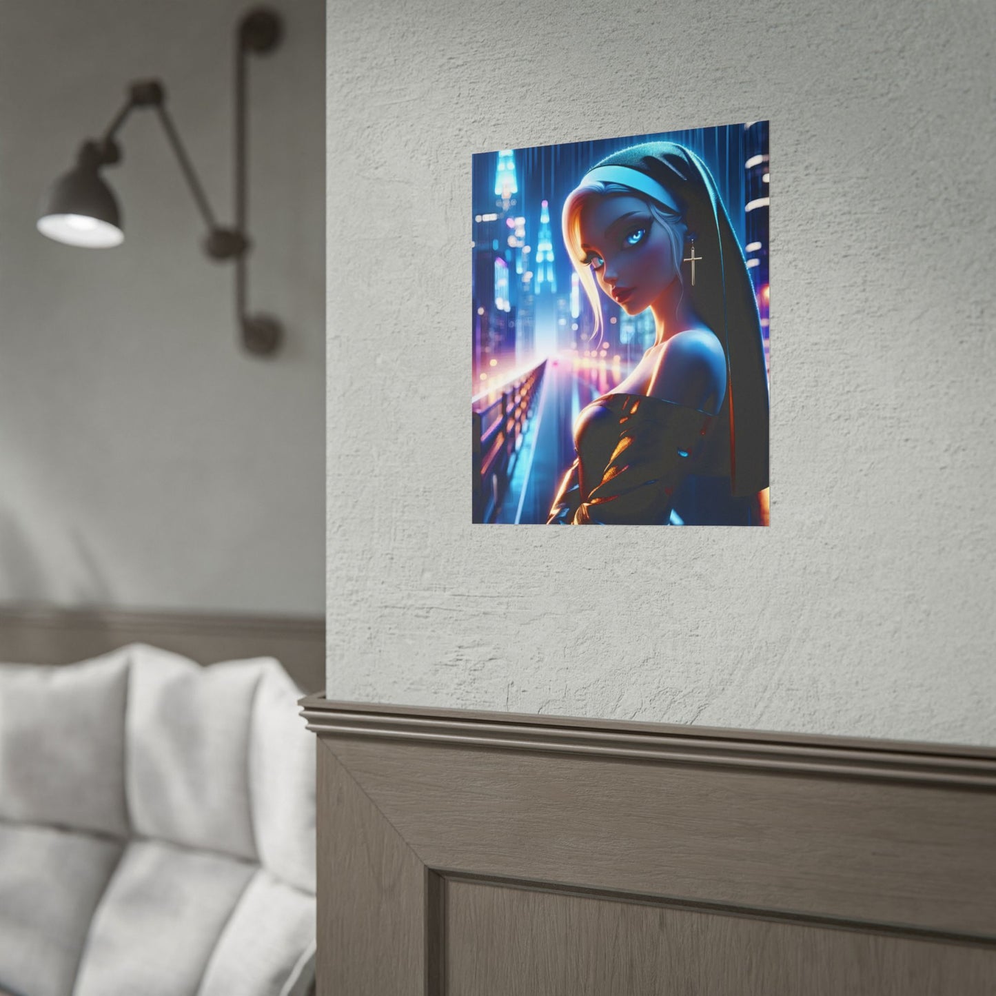 Rolled Poster — Neon Nun