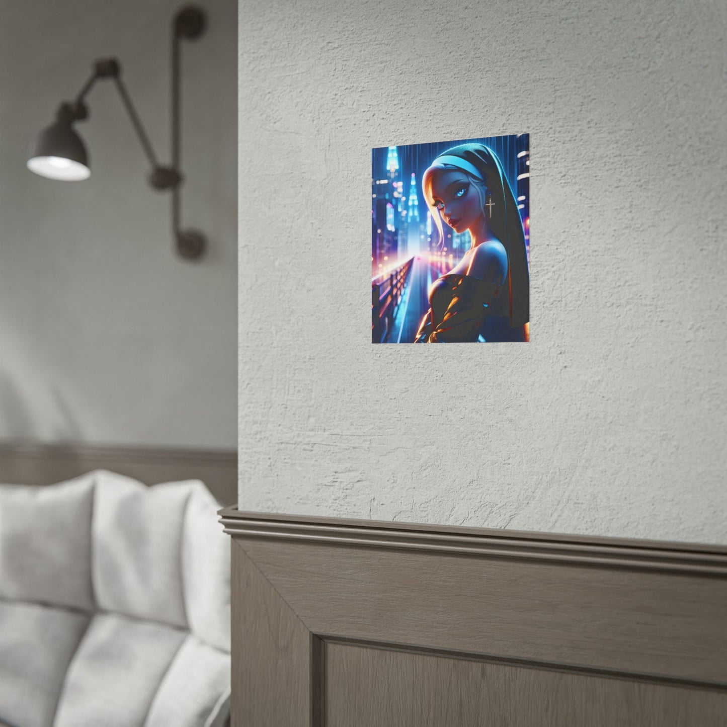 Rolled Poster — Neon Nun