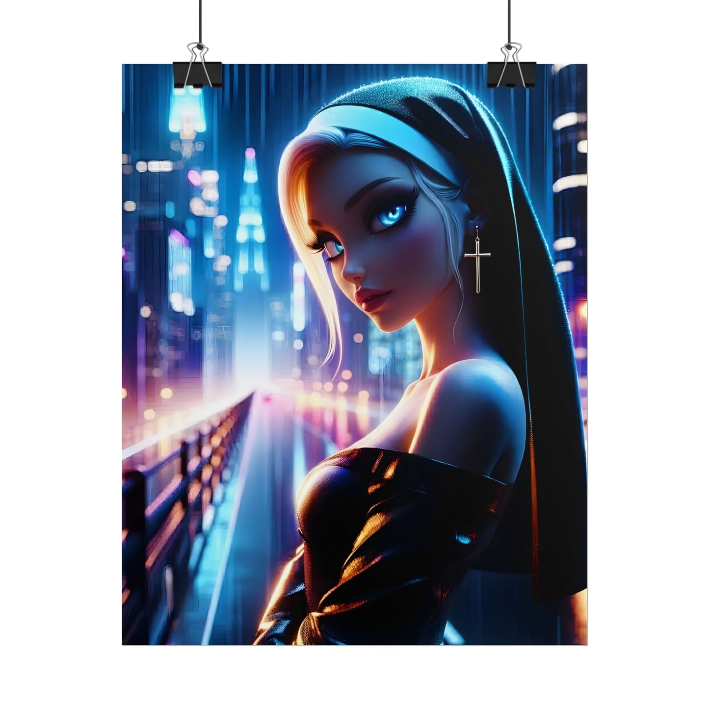 Rolled Poster — Neon Nun