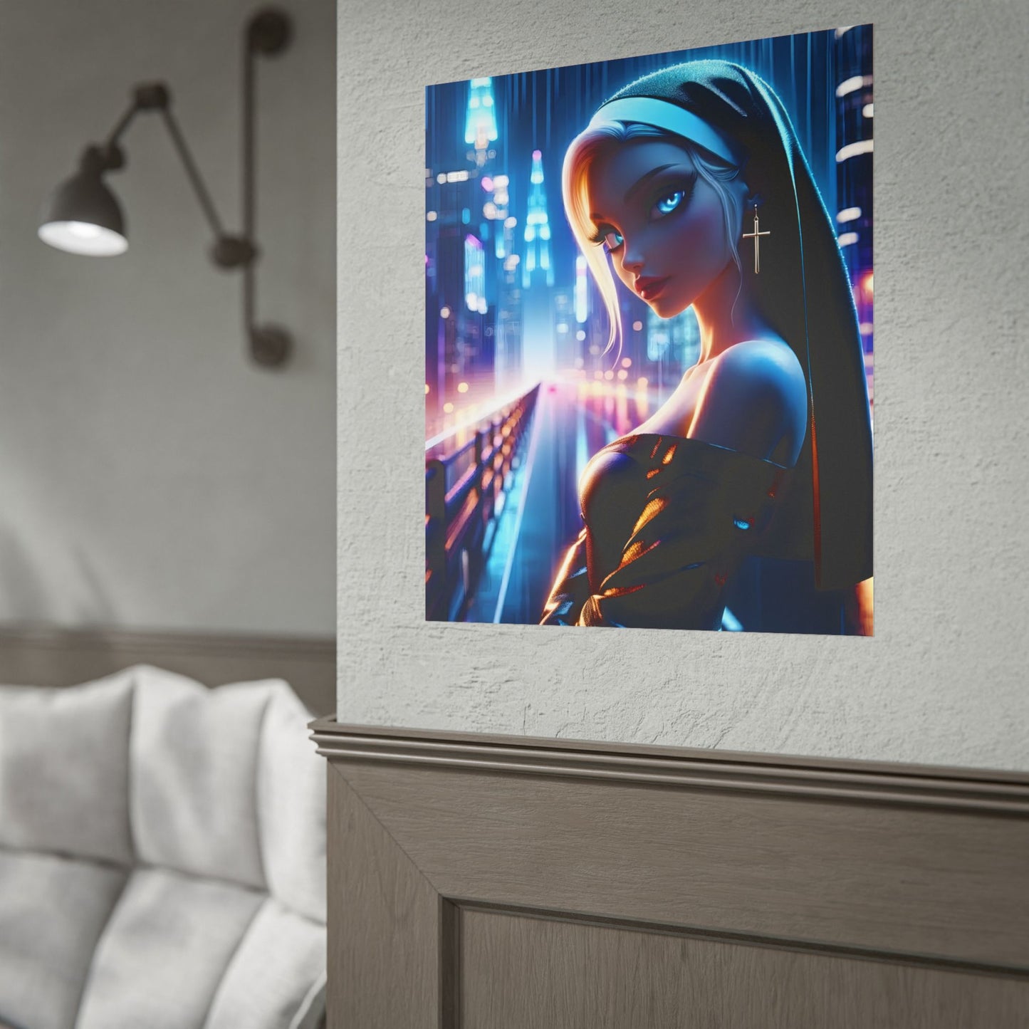 Rolled Poster — Neon Nun