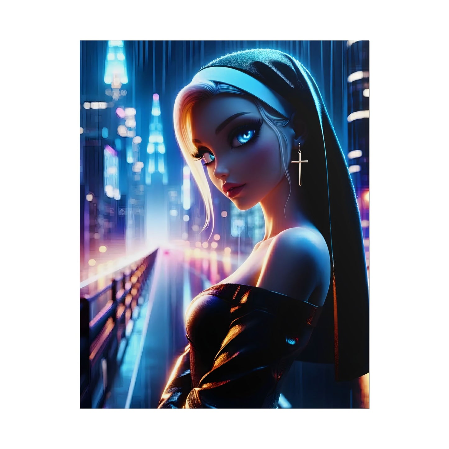 Rolled Poster — Neon Nun